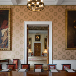 Trinity House Luncheon Room Thru Courtroom